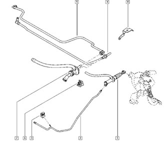 308511945R MAIS DEBRIYAJ HIDROLIGI HORTUMU MEGANE III 308510022R